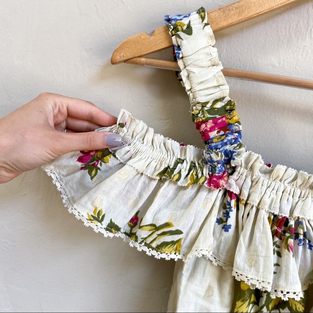 NWT House of Harlow 1960 Floral Off The Shoulder‎ Top - Picture 8 of 8